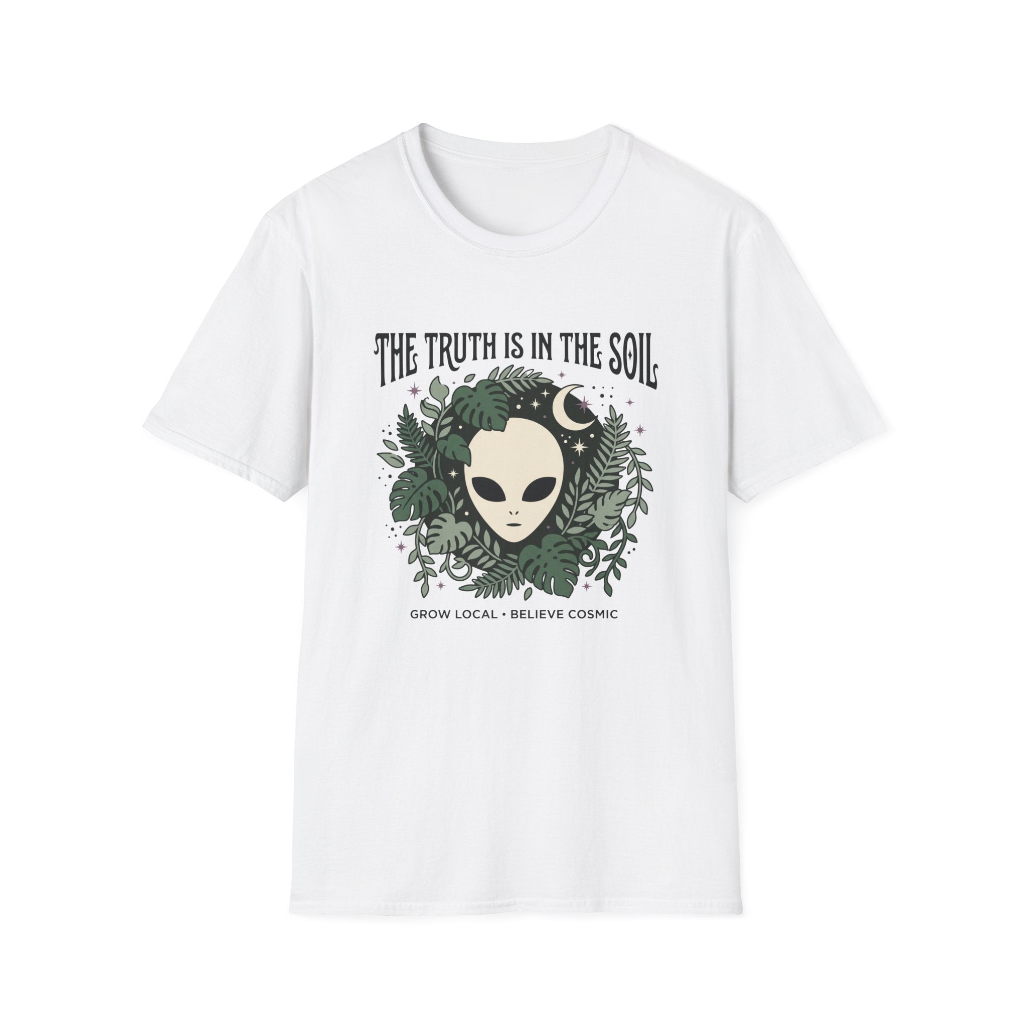 Alien Plant Lover T‑Shirt — "The Truth Is In The Soil" Graphic Tee