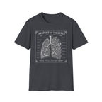Anatomy of the Lungs T-Shirt — Vintage Medical Diagram Tee