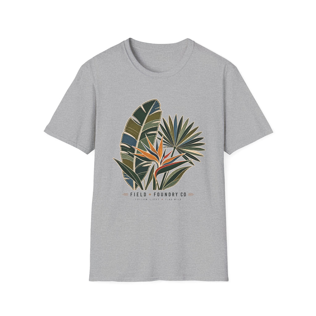 T-Shirt Tropical Palm Leaf Botanical Graphic Tee