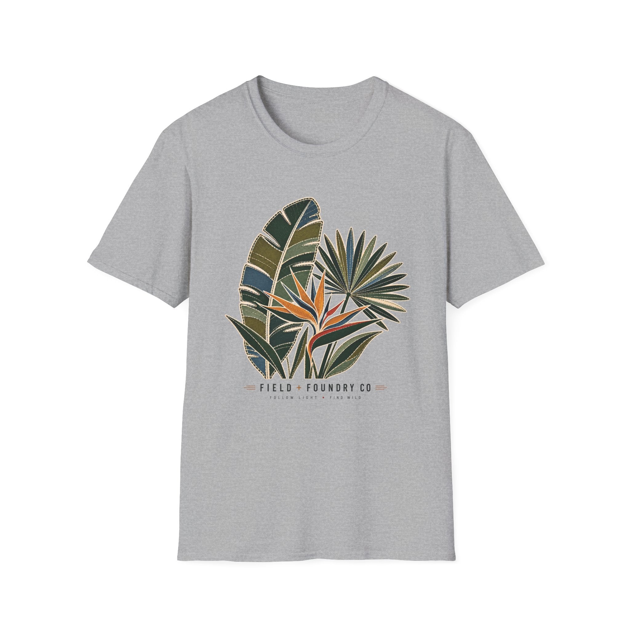 T-Shirt Tropical Palm Leaf Botanical Graphic Tee