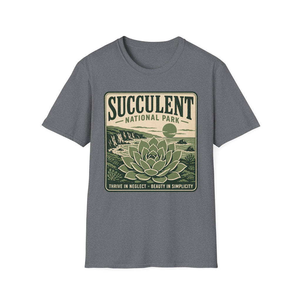 Succulent National Park T-Shirt — Vintage Botanical Plant Tee