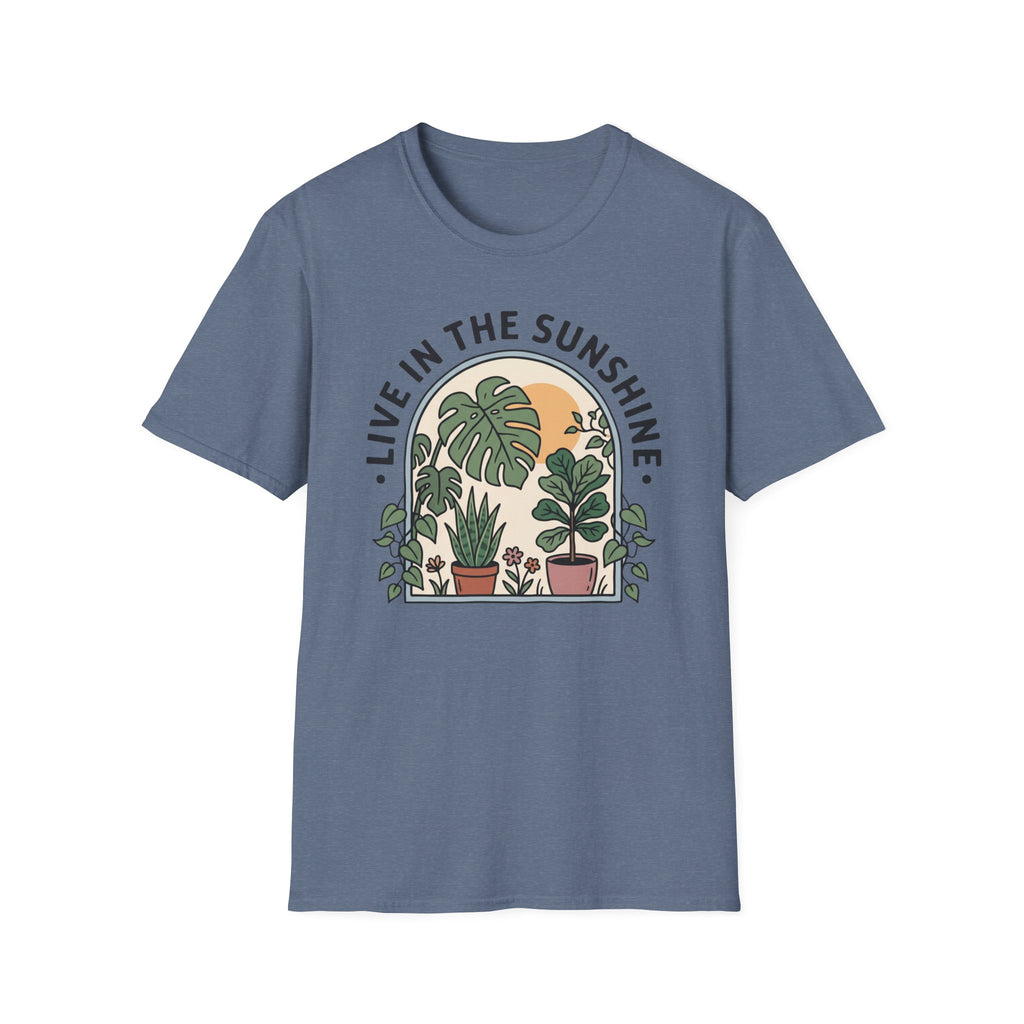 Live in the Sunshine Plant Lover T-Shirt