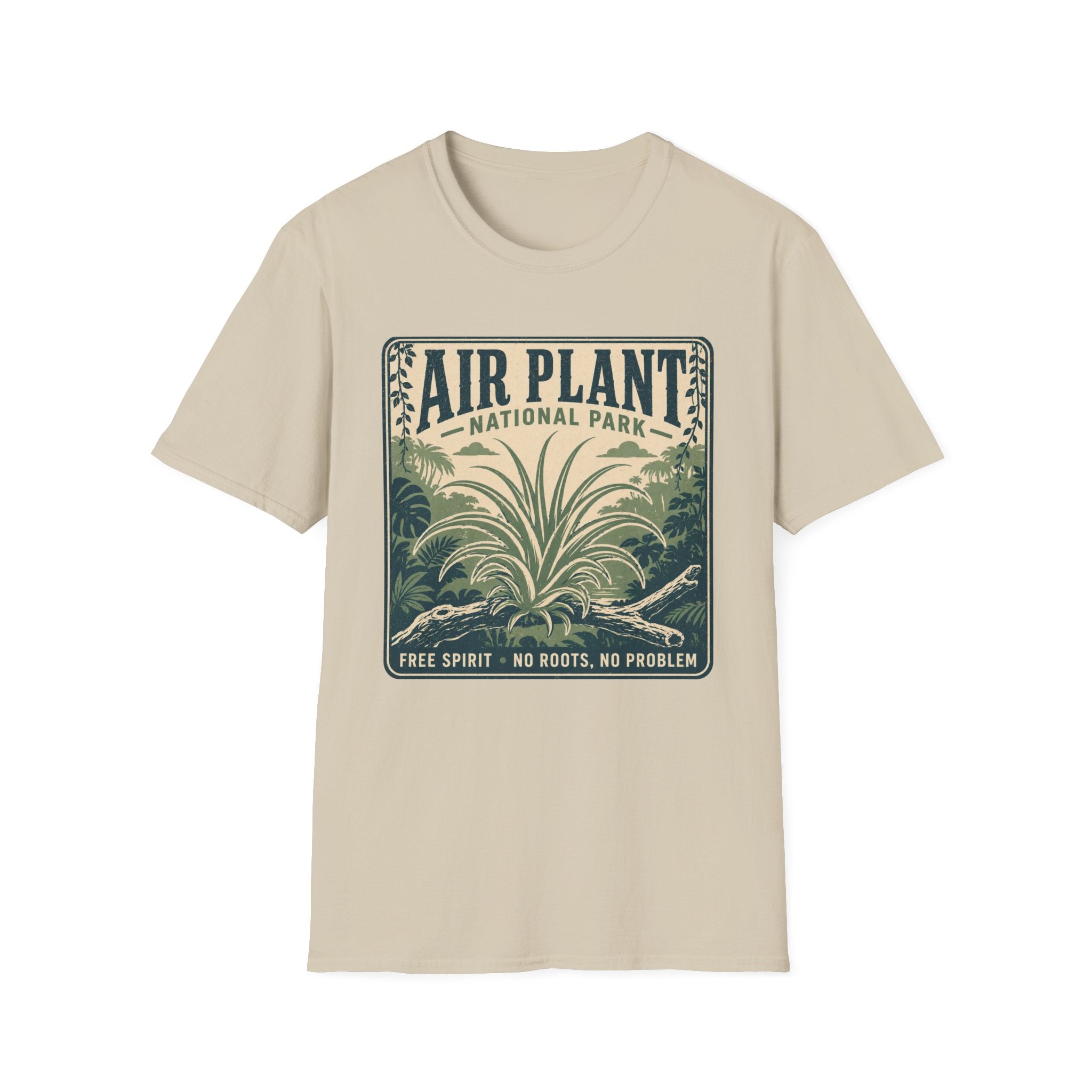 Air Plant T‑Shirt 'Air Plant National Park' Vintage Botanical Tee
