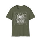 Nature Heals Skull Tee Botanical Skull Graphic T-Shirt
