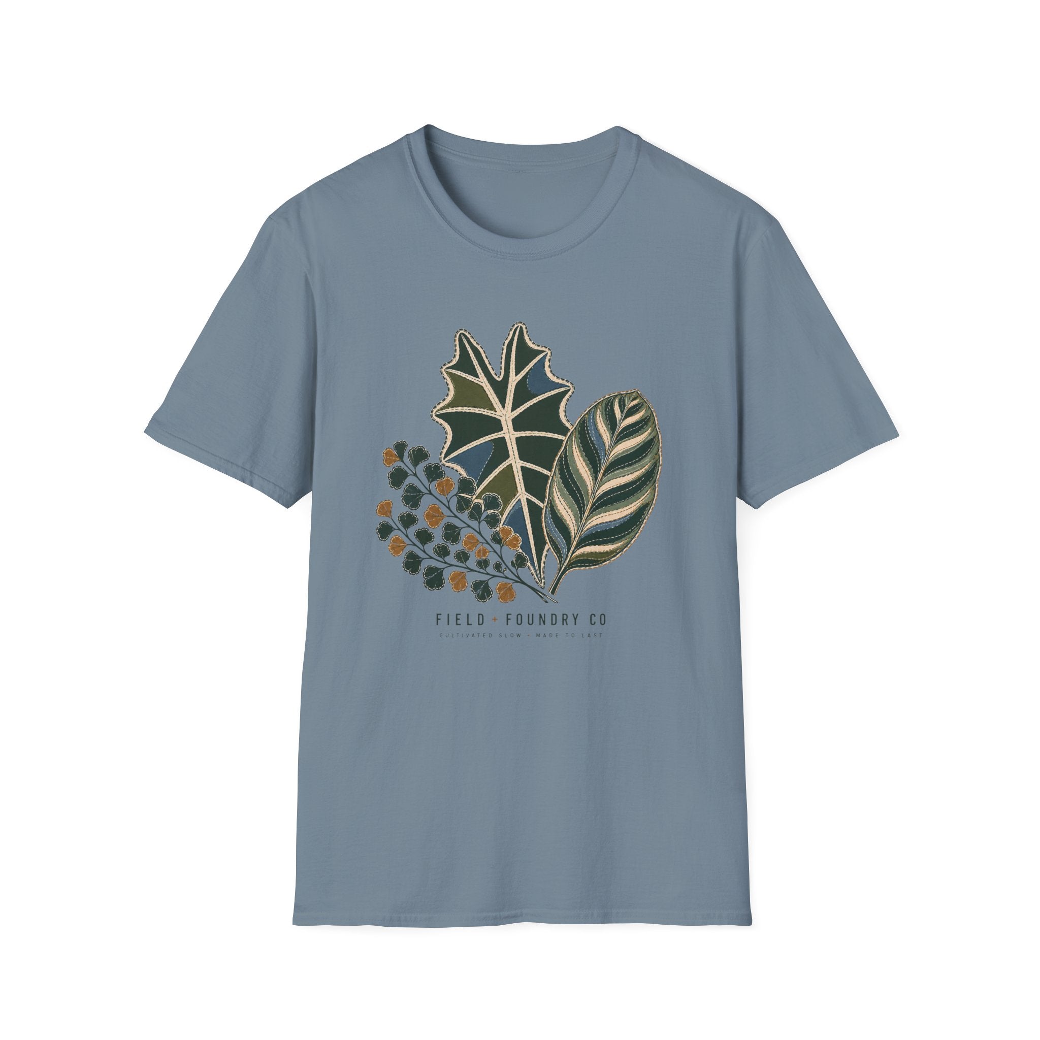 Green Foliage Graphic Tee