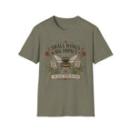 T-Shirt — Small Wings Big Impact Bee Graphic Tee