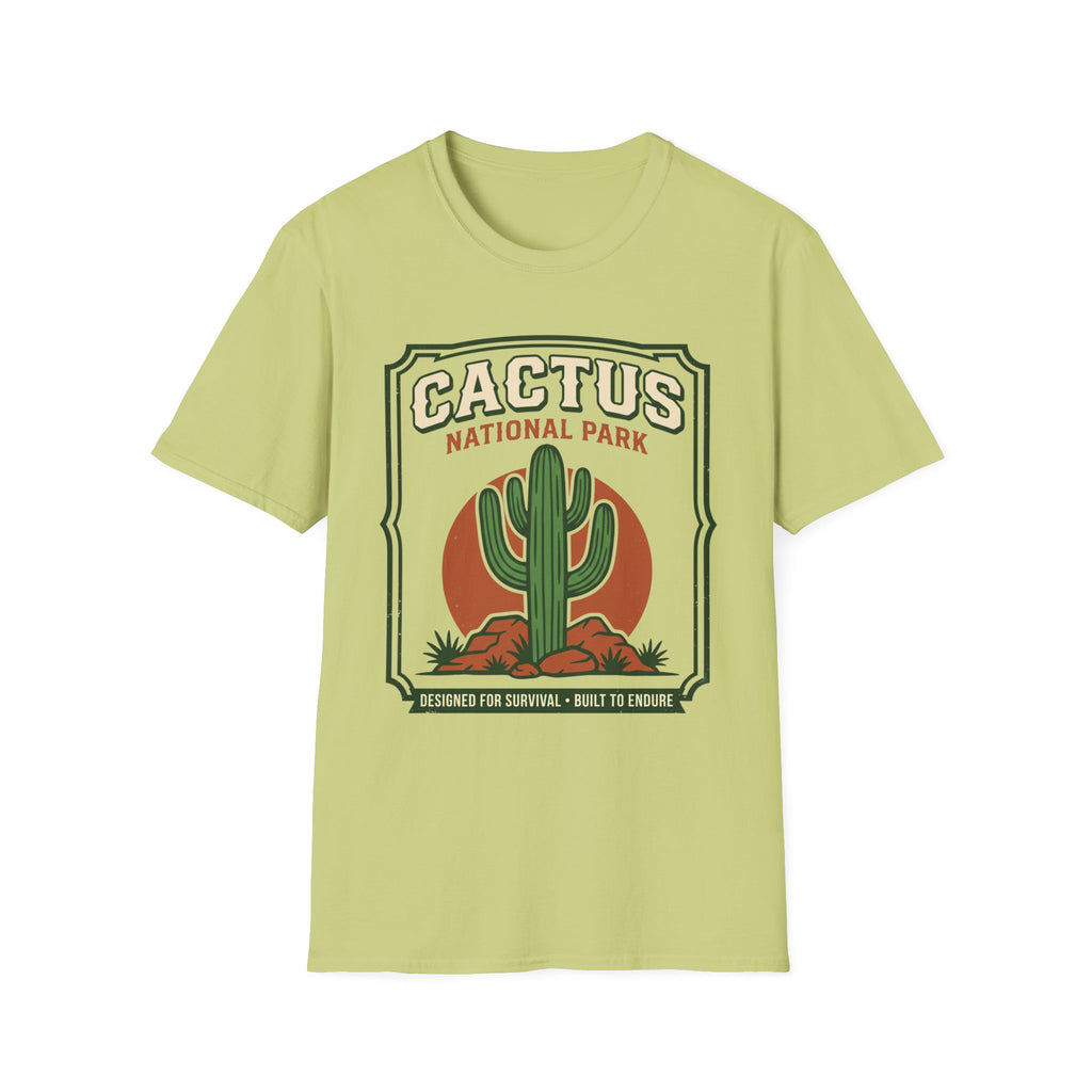 Cactus National Park T-Shirt — Retro Desert Cactus Graphic Tee