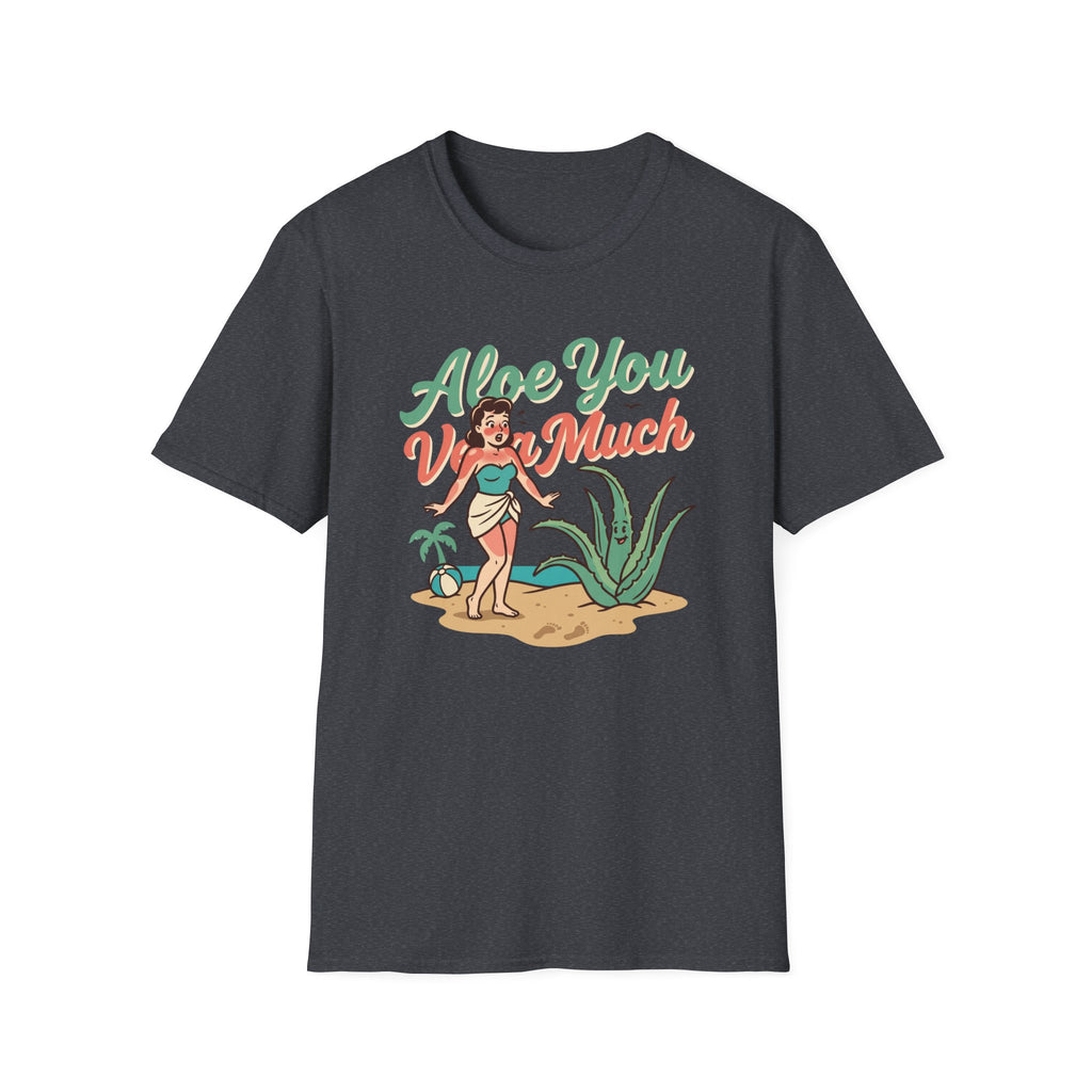 Aloe You Very Much T-Shirt Retro Pinup Aloe Vera Beach Tee