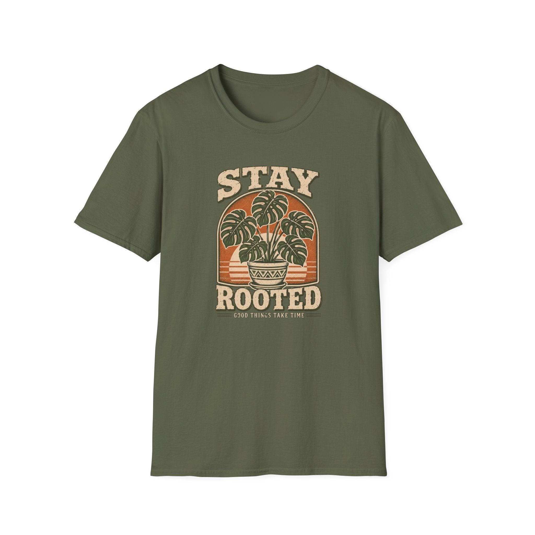 Stay Rooted Vintage Monstera T-Shirt
