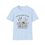 The Wild Knows The Way Tee — Floral Bee Nature Graphic T-Shirt