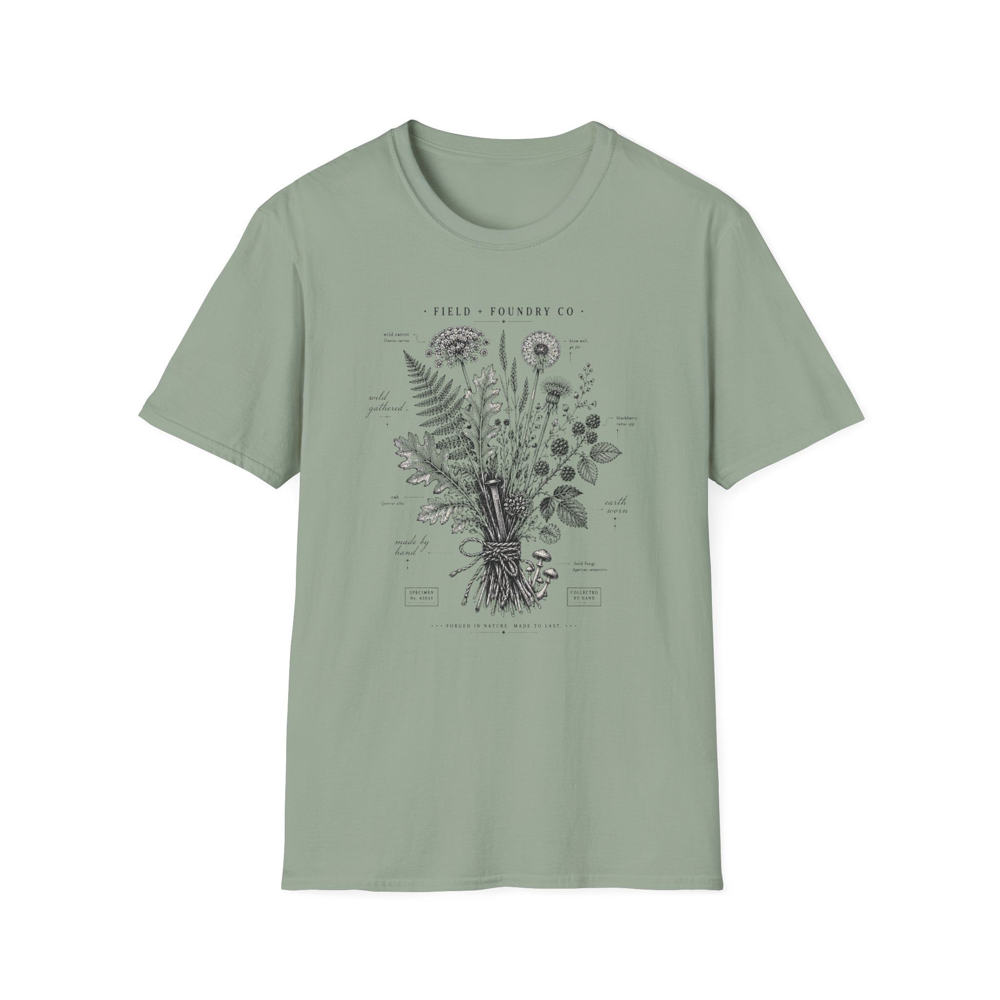 Floral Botanical Tee Field + Foundry Co. Vintage Plant Illustration T-Shirt