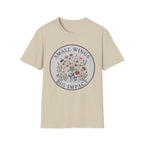 T-Shirt — "Small Wings Big Impact" Floral Graphic Tee