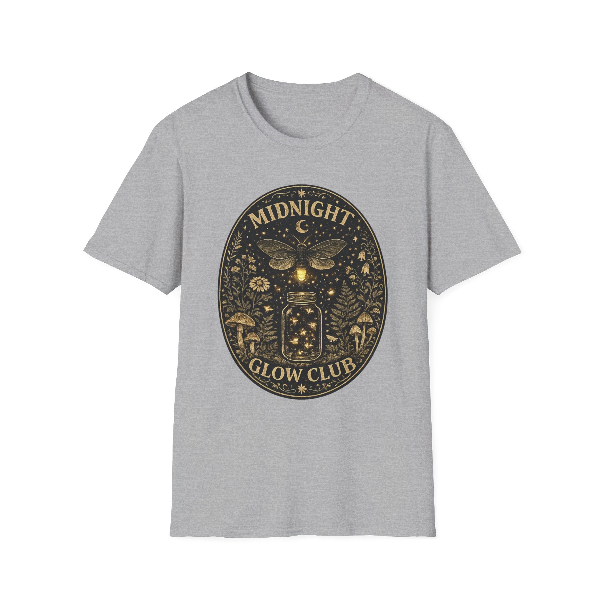 Midnight Glow Club T-Shirt — Moth & Moon Vintage Graphic Tee