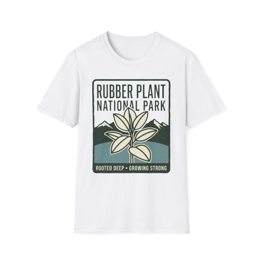 Rubber Plant National Park T-Shirt — Botanical Plant Lover Graphic Tee