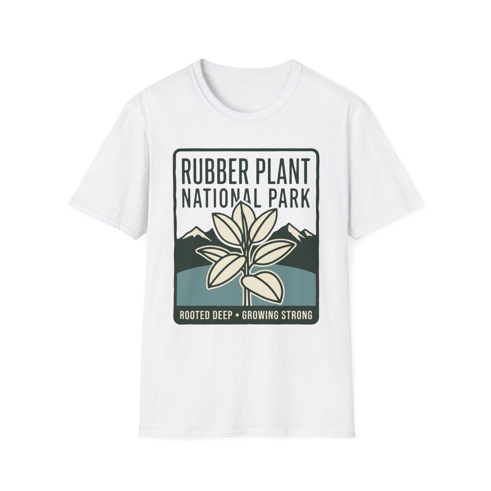 Rubber Plant National Park T-Shirt — Botanical Plant Lover Graphic Tee