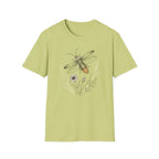 Bee Sketch Floral Honeybee T-Shirt