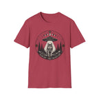 Wolf UFO T-Shirt Mystic Moon Phases Forest Graphic Tee