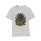 Mystic Forest Night T-Shirt — Moon, Stars & Fox Graphic Tee