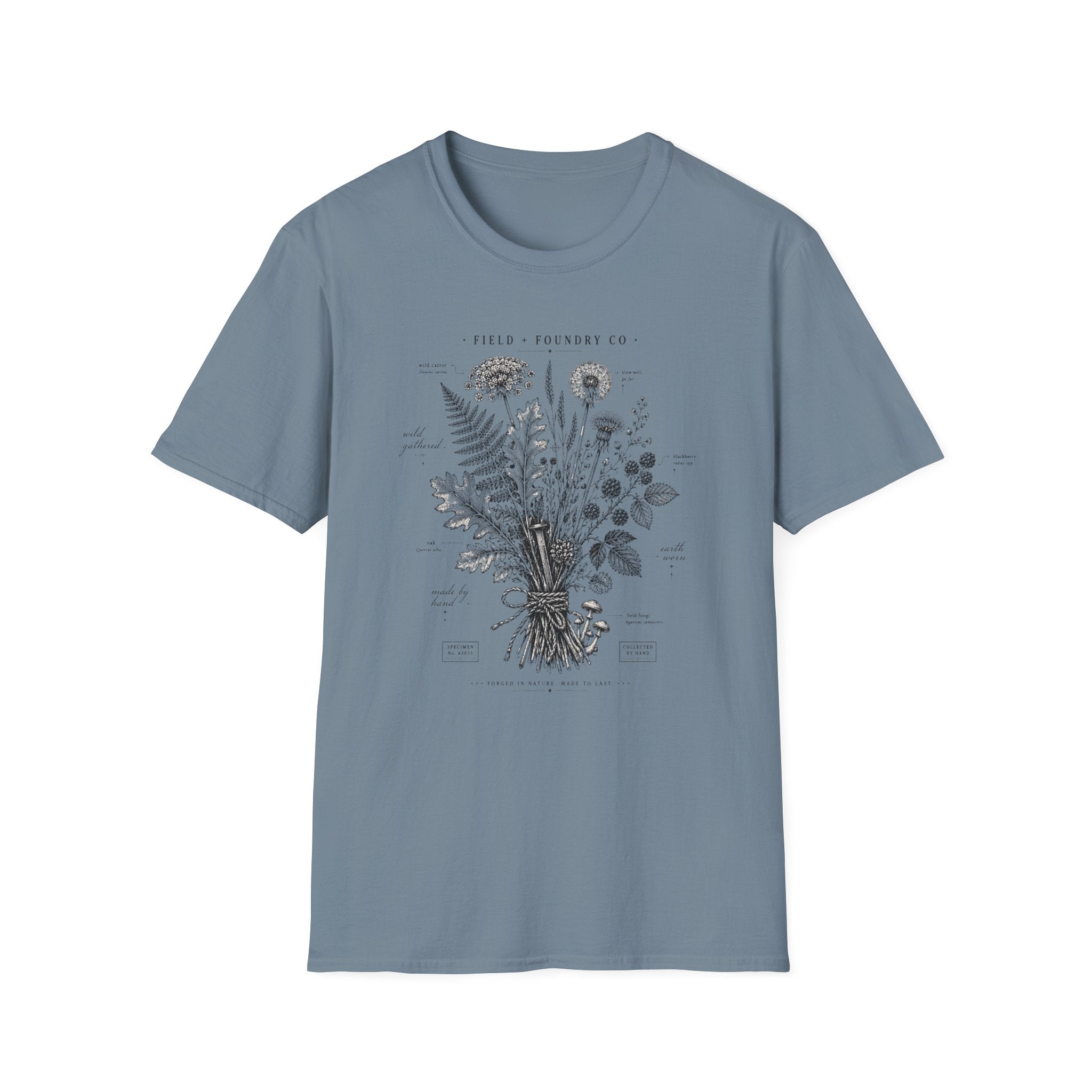 Floral Botanical Tee Field + Foundry Co. Vintage Plant Illustration T-Shirt