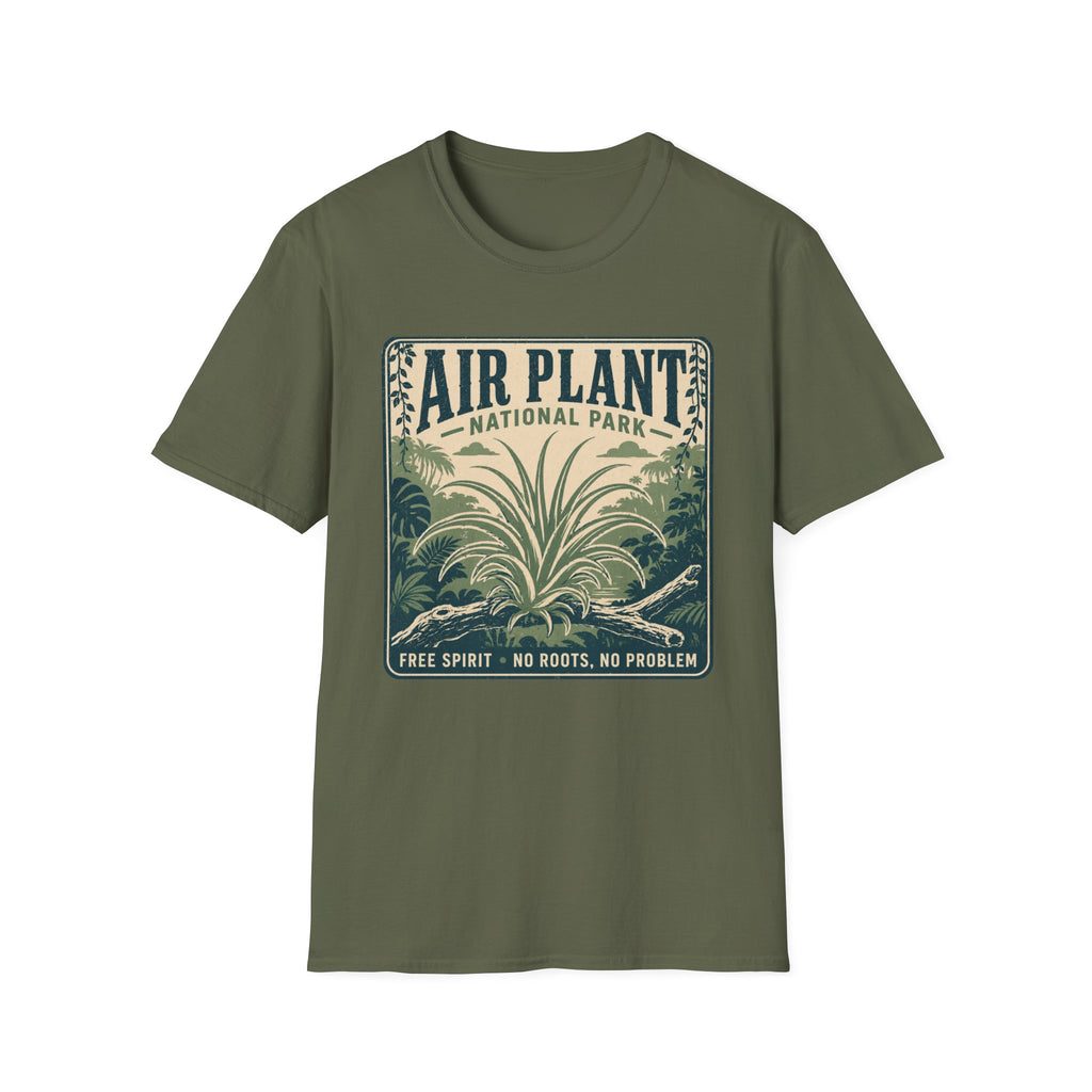 Air Plant T‑Shirt 'Air Plant National Park' Vintage Botanical Tee