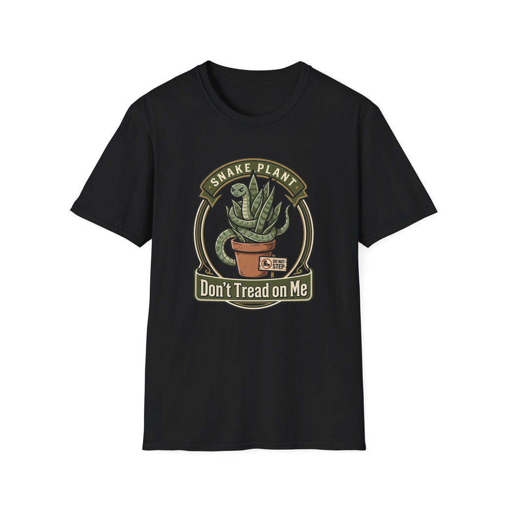 Snake Plant “Don’t Tread on Me” Graphic T-Shirt