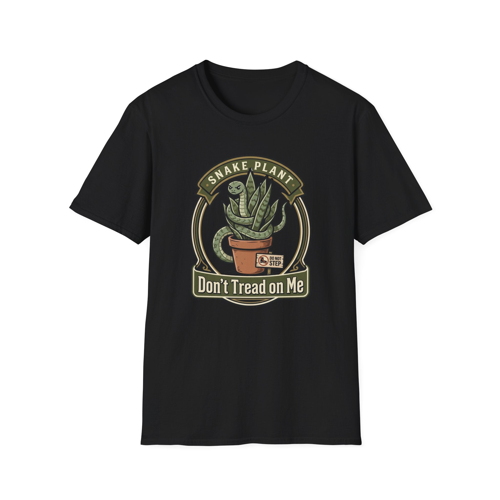 Snake Plant “Don’t Tread on Me” Graphic T-Shirt