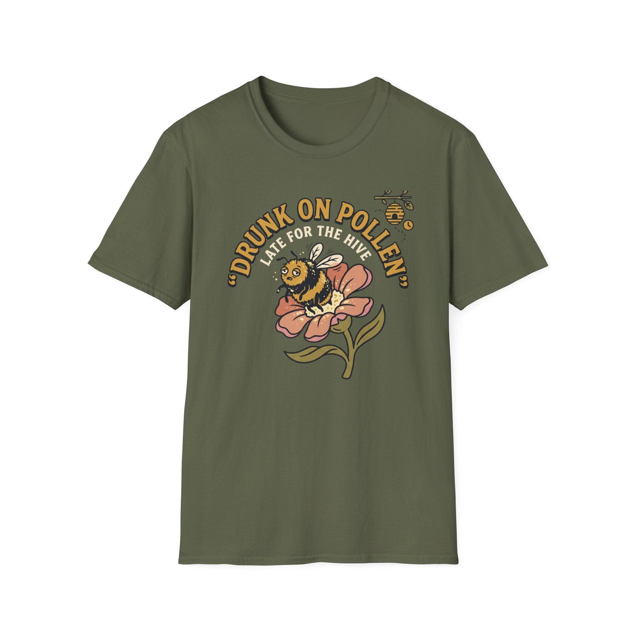 Drunk on Pollen Late for the Hive T-Shirt