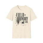 Field + Foundry Co. Vintage Logo T-Shirt Rustic Botanical Graphic Tee