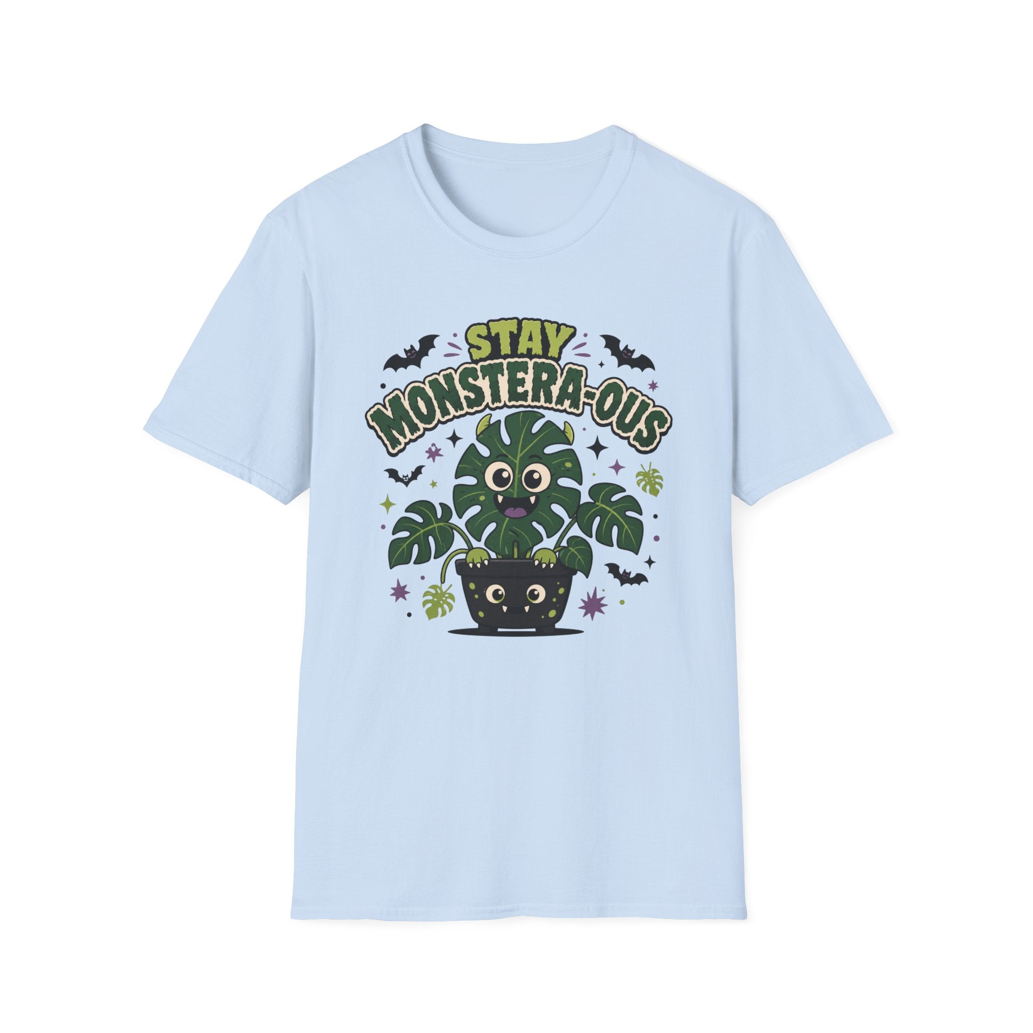 Stay Monstera-ous T-Shirt Cute Monster Plant Graphic Tee