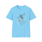 Bee Sketch Floral Honeybee T-Shirt