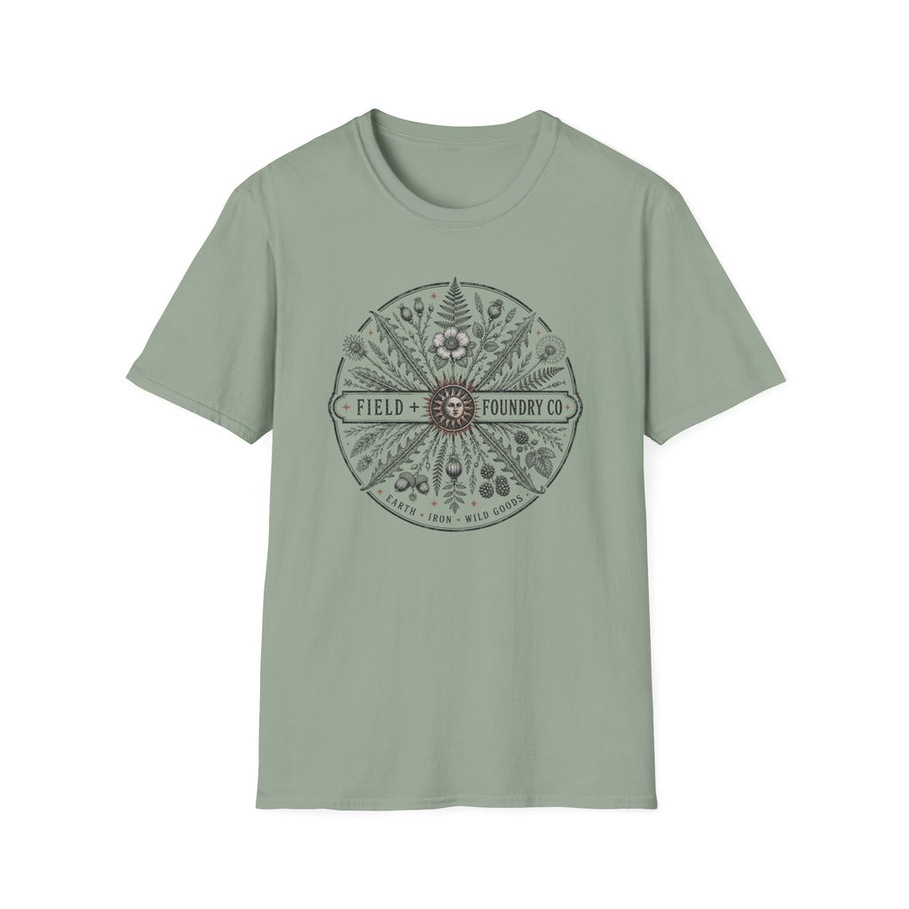 Field + Foundry Co. Botanical Compass T-Shirt  Vintage Floral