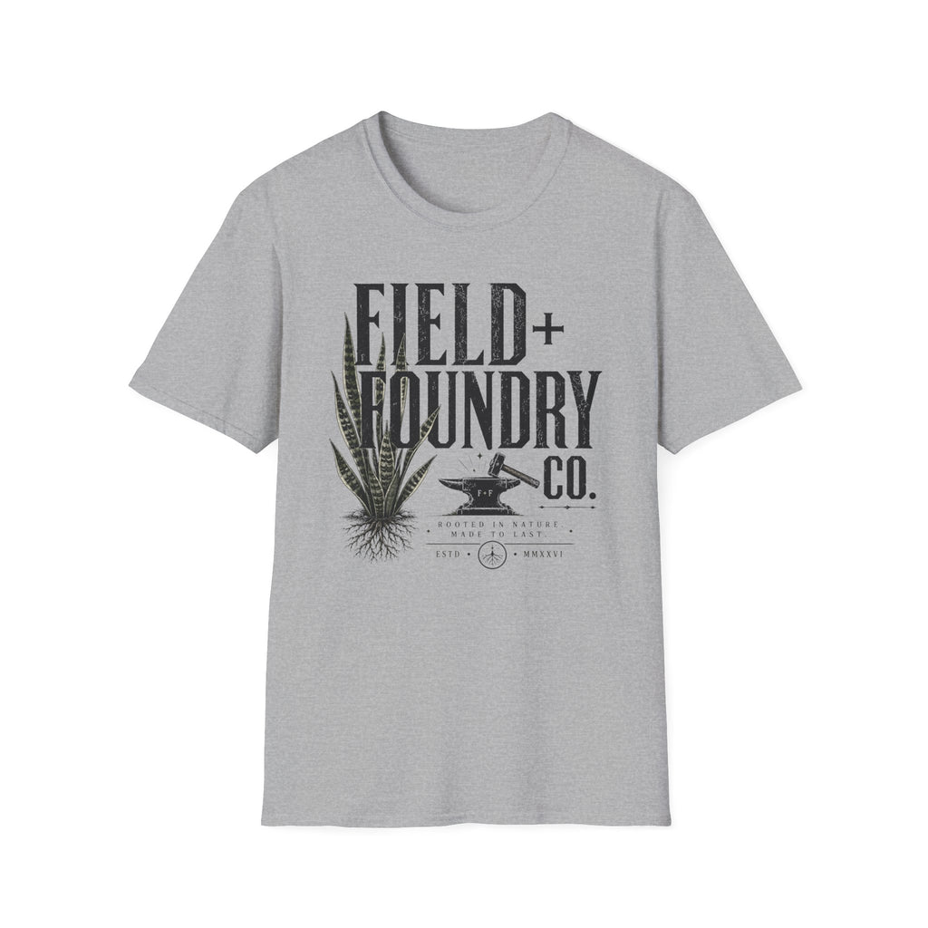 Field + Foundry Co. Graphic T-Shirt Vintage Botanical Logo Tee