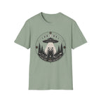 Bear & UFO T‑Shirt Celestial Forest Abduction Graphic Tee