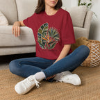 T-Shirt Tropical Palm Leaf Botanical Graphic Tee