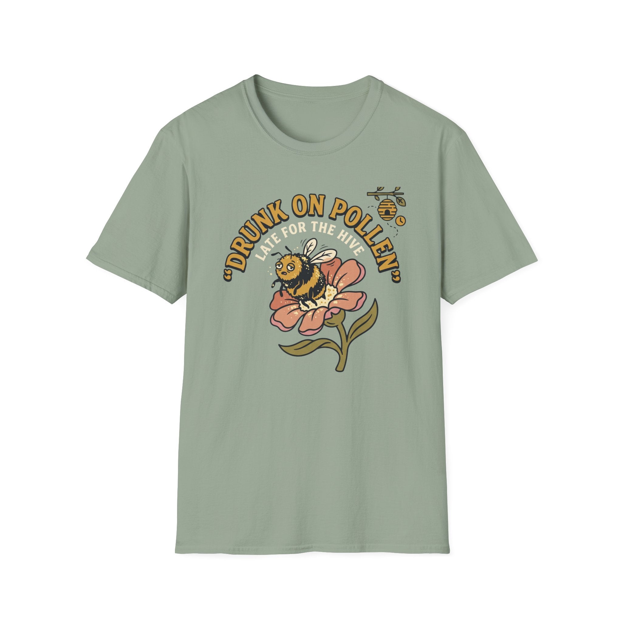 Drunk on Pollen Late for the Hive T-Shirt