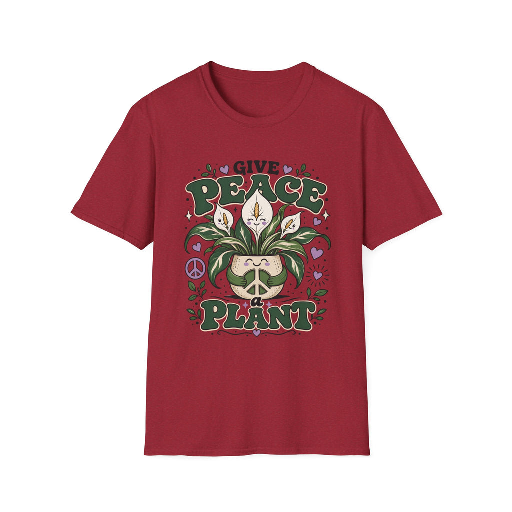 Give Peace a Plant Graphic T-Shirt