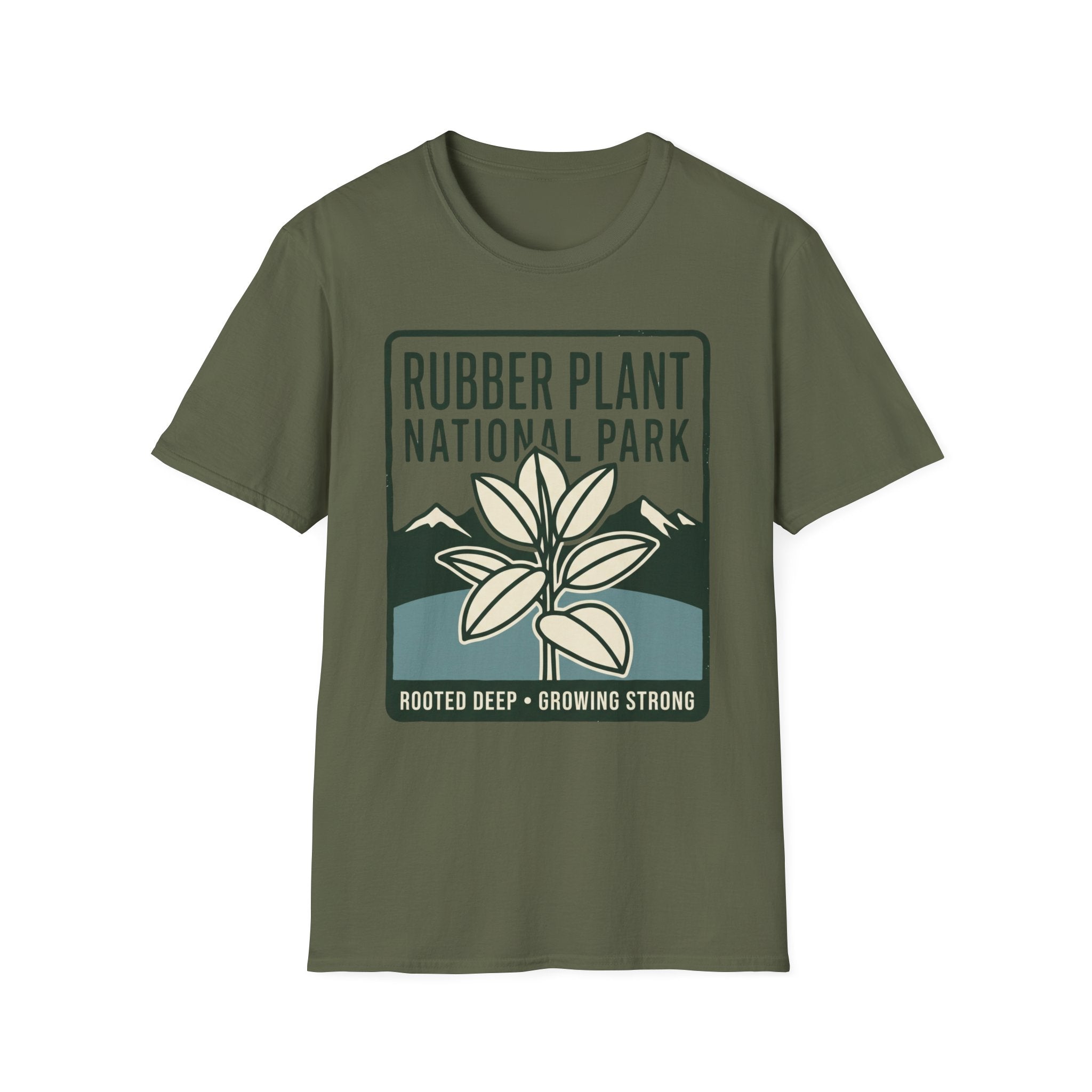 Rubber Plant National Park T-Shirt — Botanical Plant Lover Graphic Tee