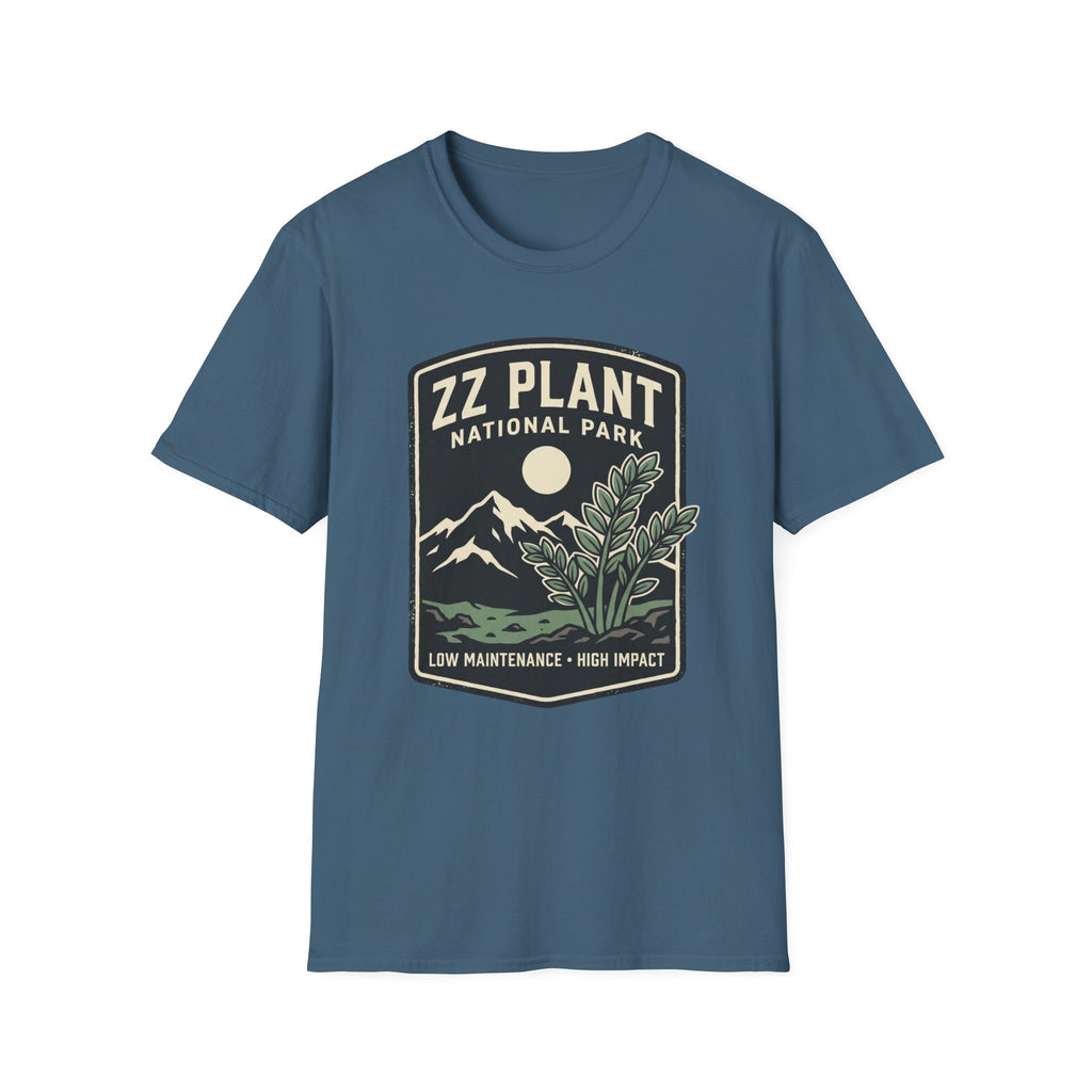 ZZ Plant T-Shirt 'ZZ Plant National Park' Botanical Graphic Tee