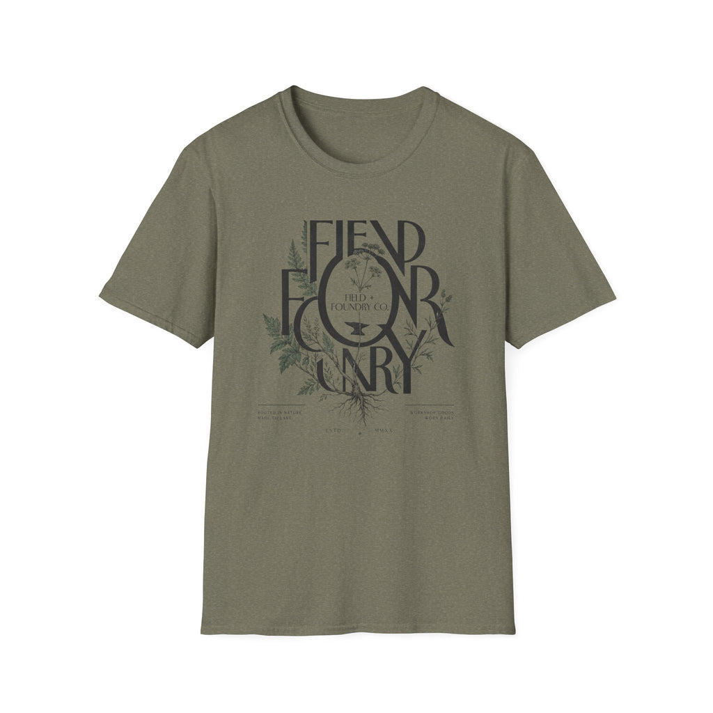 Field & Foundry Co. Botanical Logo T-Shirt