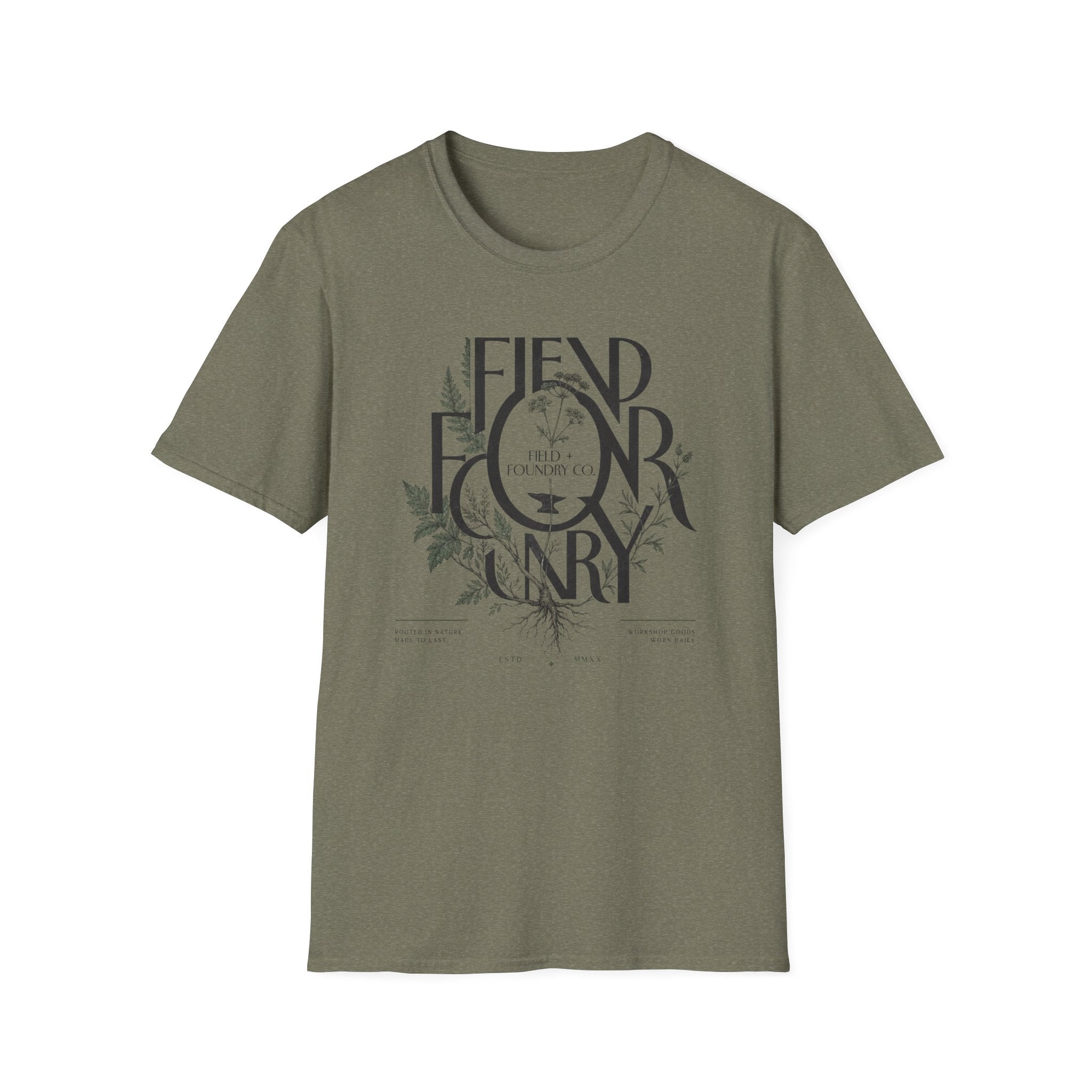 Field & Foundry Co. Botanical Logo T-Shirt