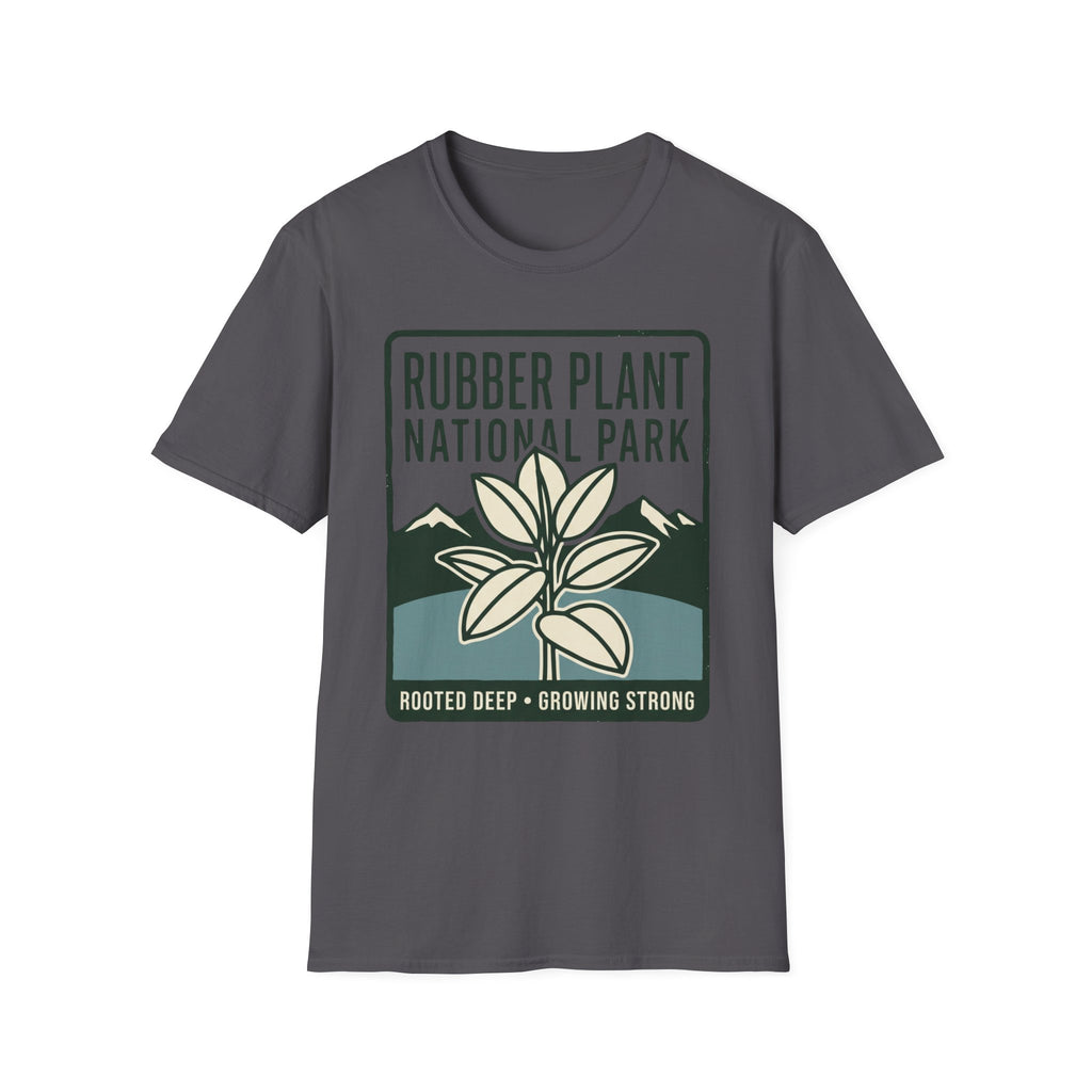 Rubber Plant National Park T-Shirt — Botanical Plant Lover Graphic Tee