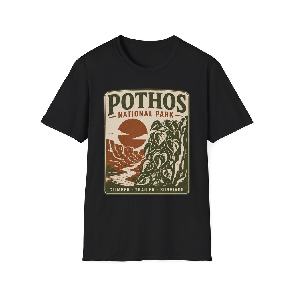 Pothos National Park T-Shirt — Vintage Plant Lover Tee