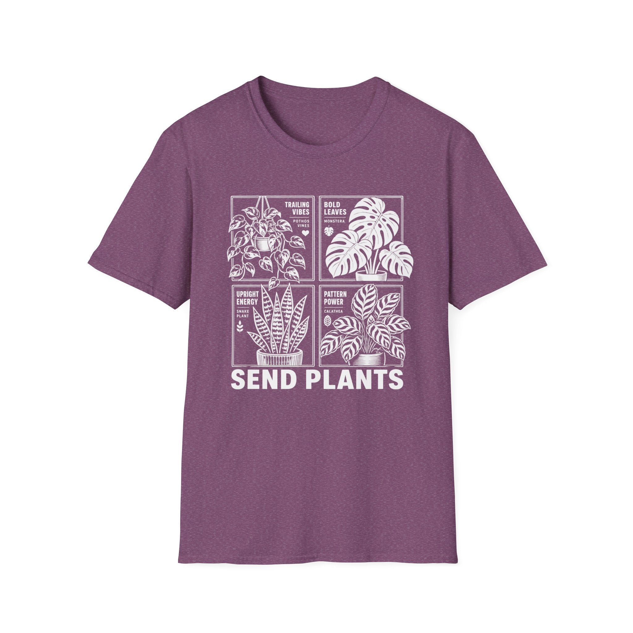 Plant Lover T-Shirt 'Send Plants' Botanical Graphic