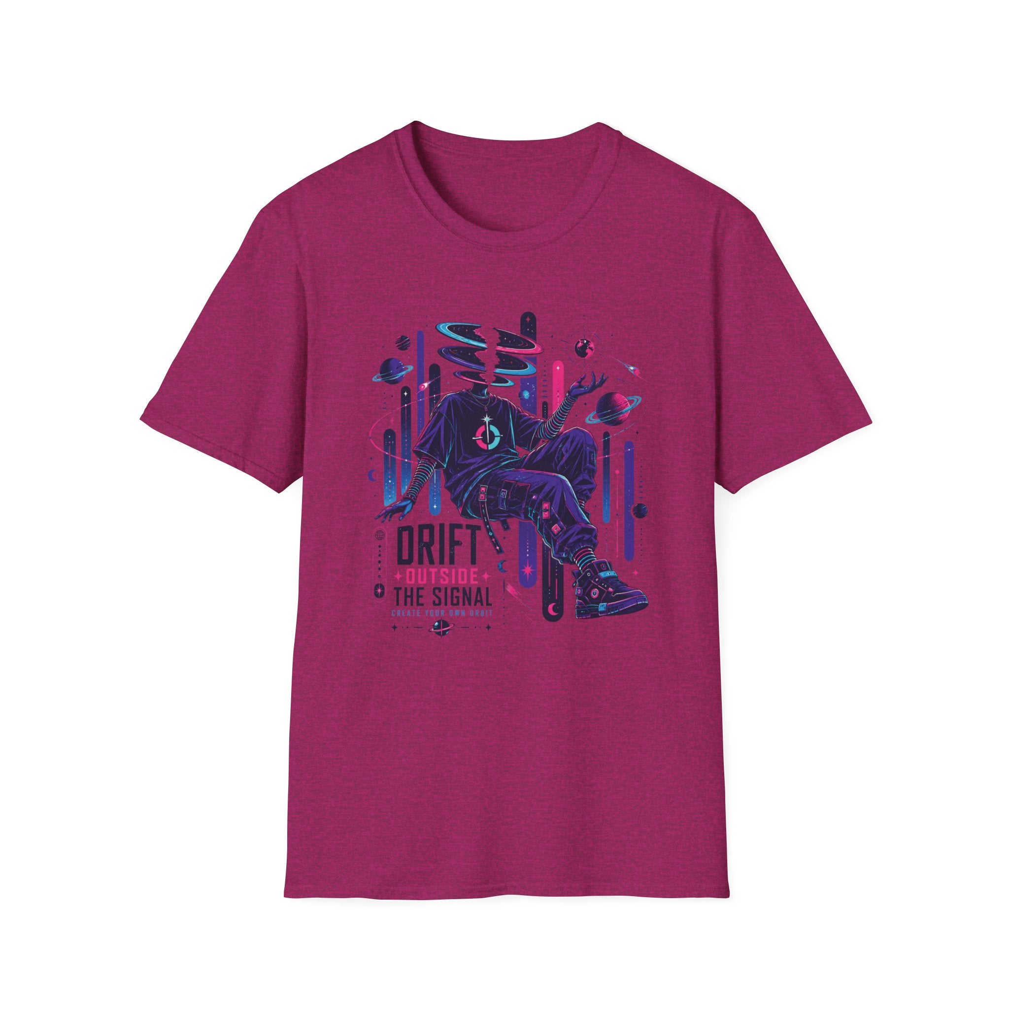 Surreal Space Drifter T-Shirt  "Drift Outside the Signal" Graphic Tee