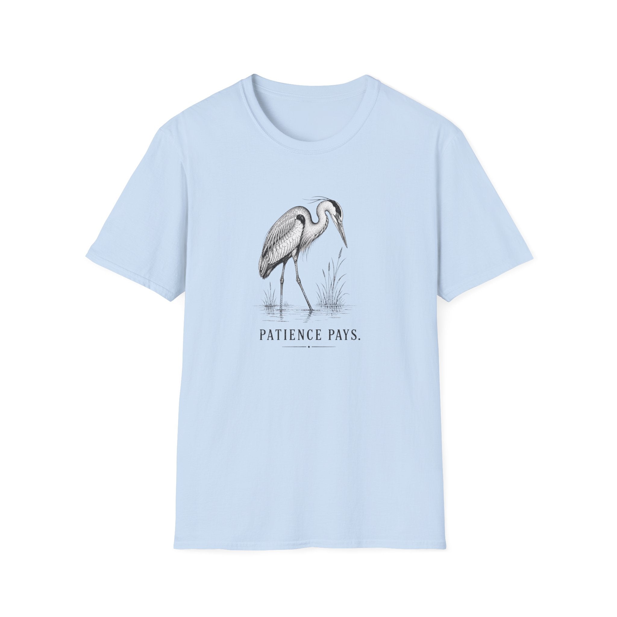 Patience Pays Heron T-Shirt