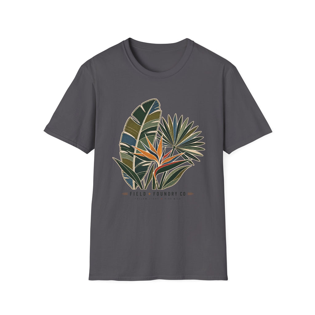 T-Shirt Tropical Palm Leaf Botanical Graphic Tee