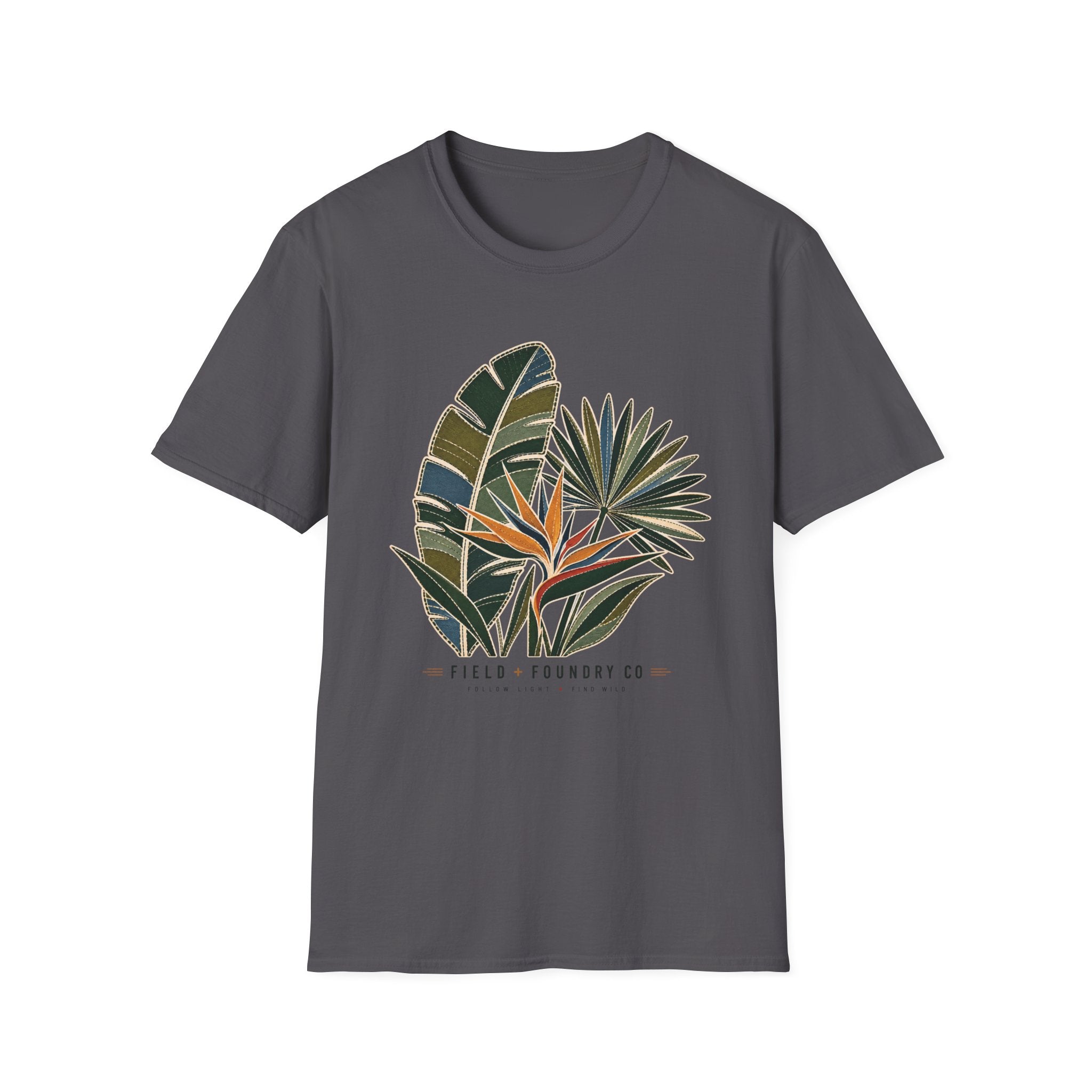 T-Shirt Tropical Palm Leaf Botanical Graphic Tee