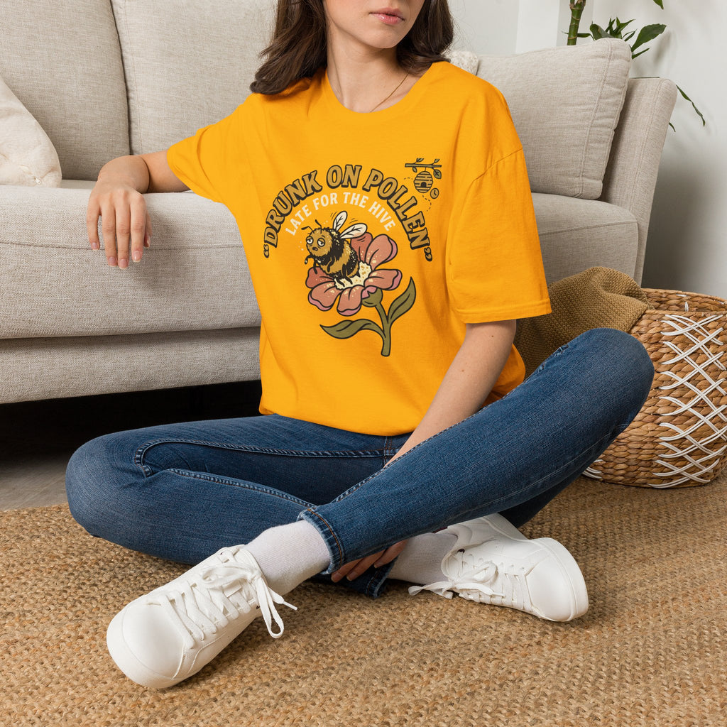 Drunk on Pollen Late for the Hive T-Shirt