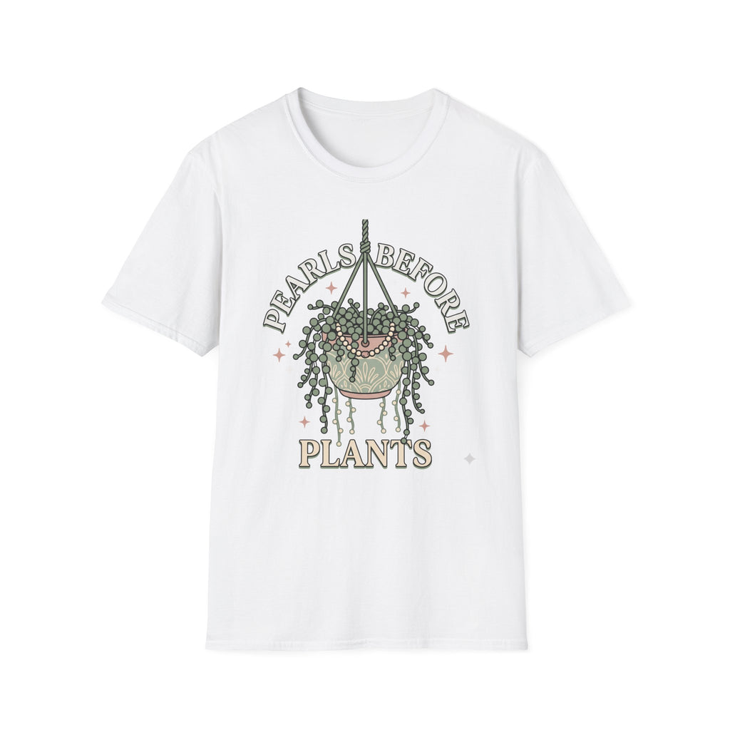 Plants Over Pearls Graphic Tee "Pearls Before Plants"