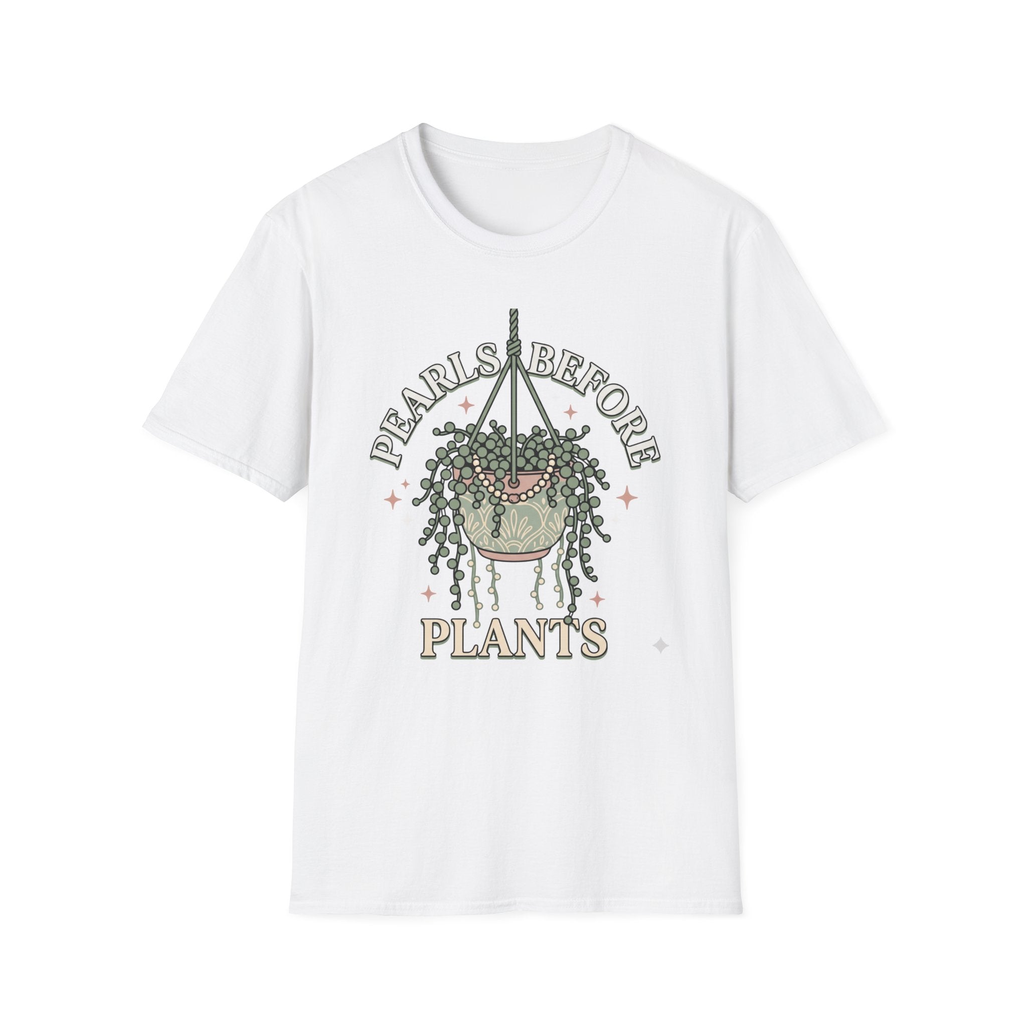 Plants Over Pearls Graphic Tee "Pearls Before Plants"